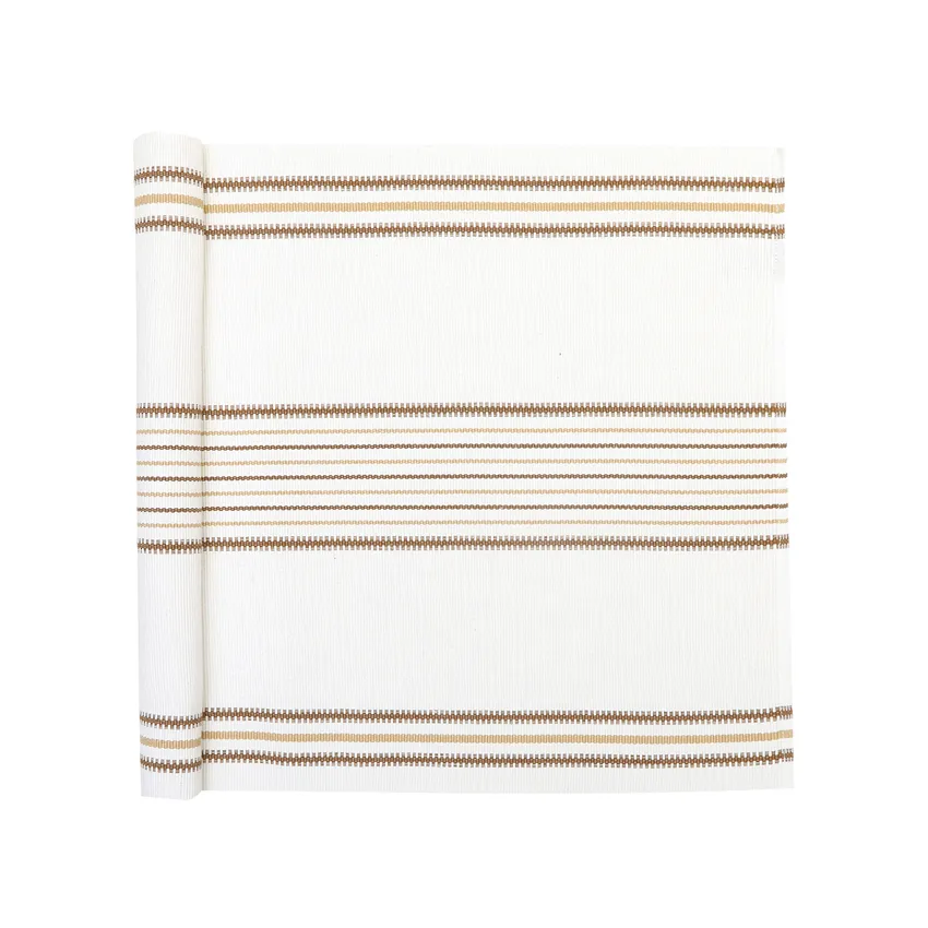 Riciclato Runner Linda, Bianco/Sabbia/Marrone