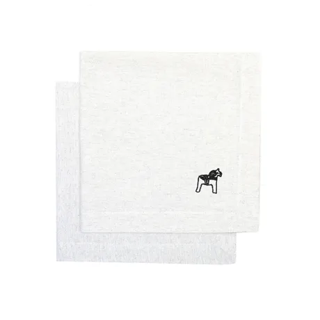 Tovagliolo riciclato 2 pezzi Sjurberg, Ecru/Beige