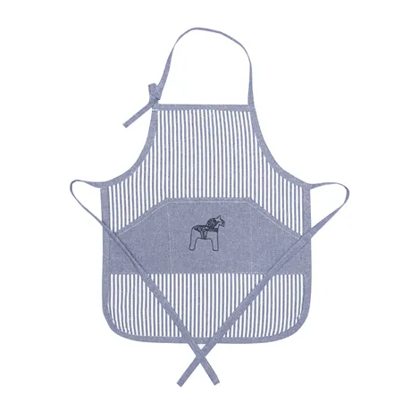 Grembiule per Bambini Riciclato Sjurberg, Blu/Bianco