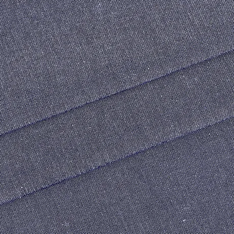 Tessuto lavabile riciclato Tessuto al metro Hedvig, Blu navy/Bianco