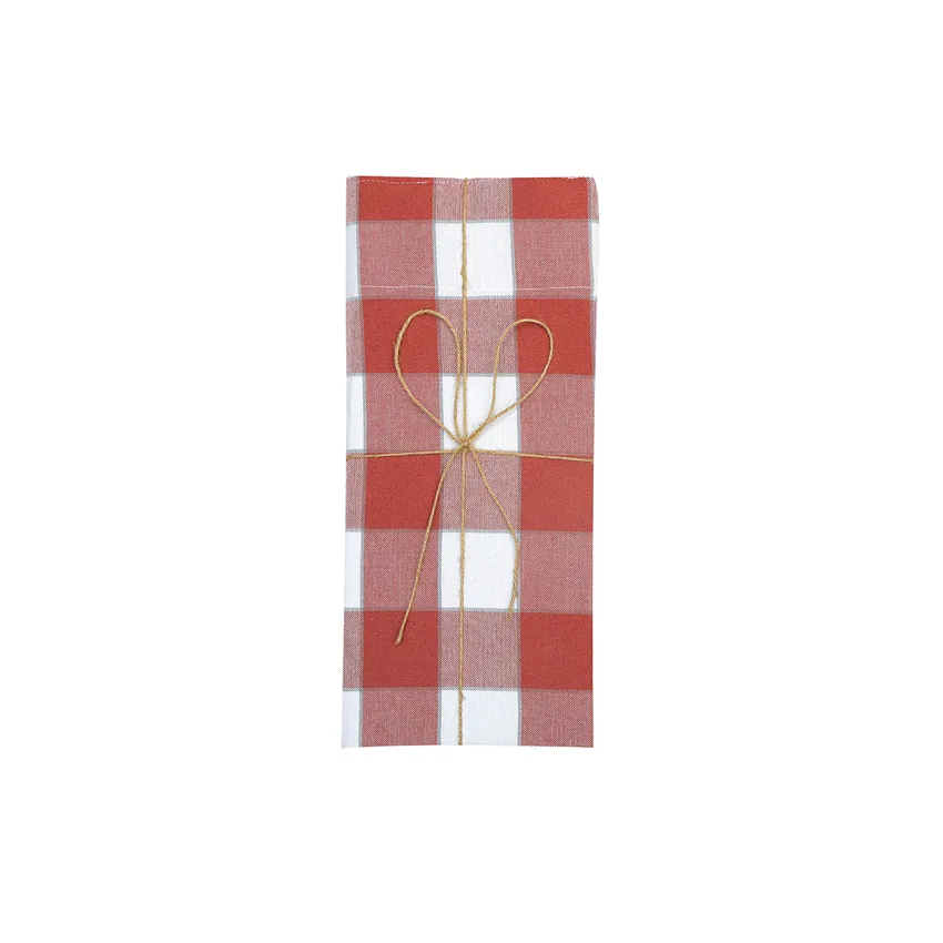 Telo tenda riciclato 2-pack Ted, Rosa/Bianco