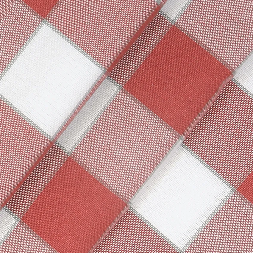 Riciclato Tessuto al metro Ted, Rosa/Bianco