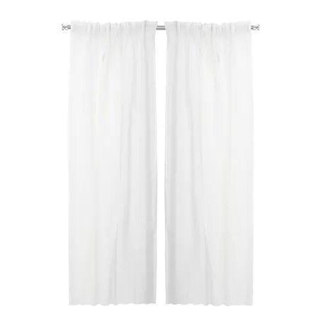 Tenda 2 pezzi Linus, Off-White