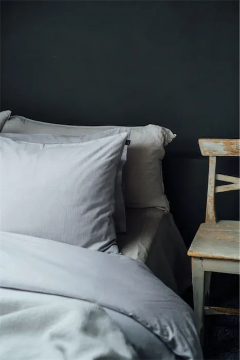 Set copripiumino 2 pezzi Runmarö, Lino/Bianco