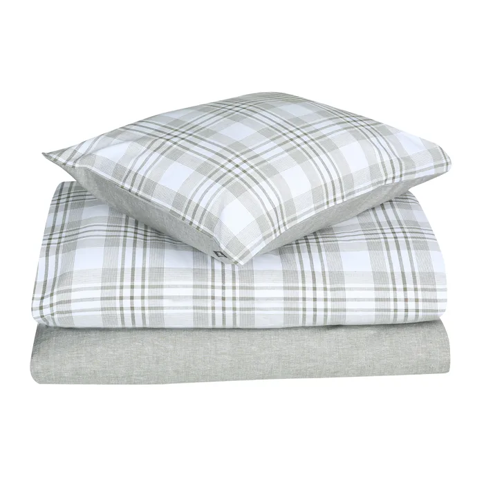 Set copripiumino 2 pezzi Henning, Verde Multi