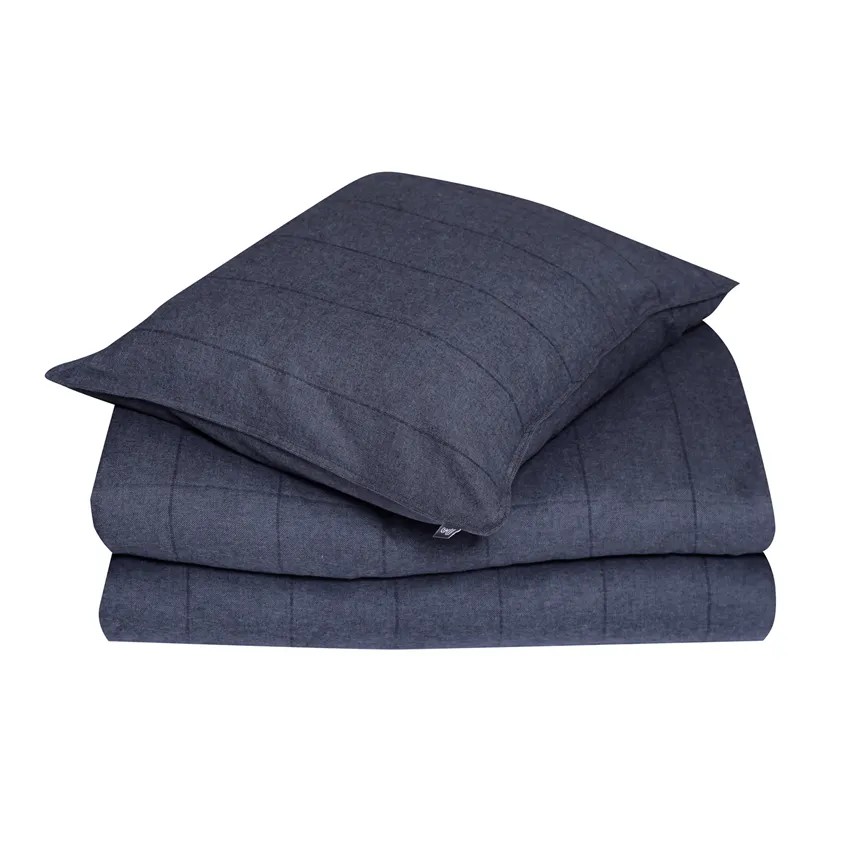 Set copripiumino 2 pezzi Storuman, Grigio scuro/Nero