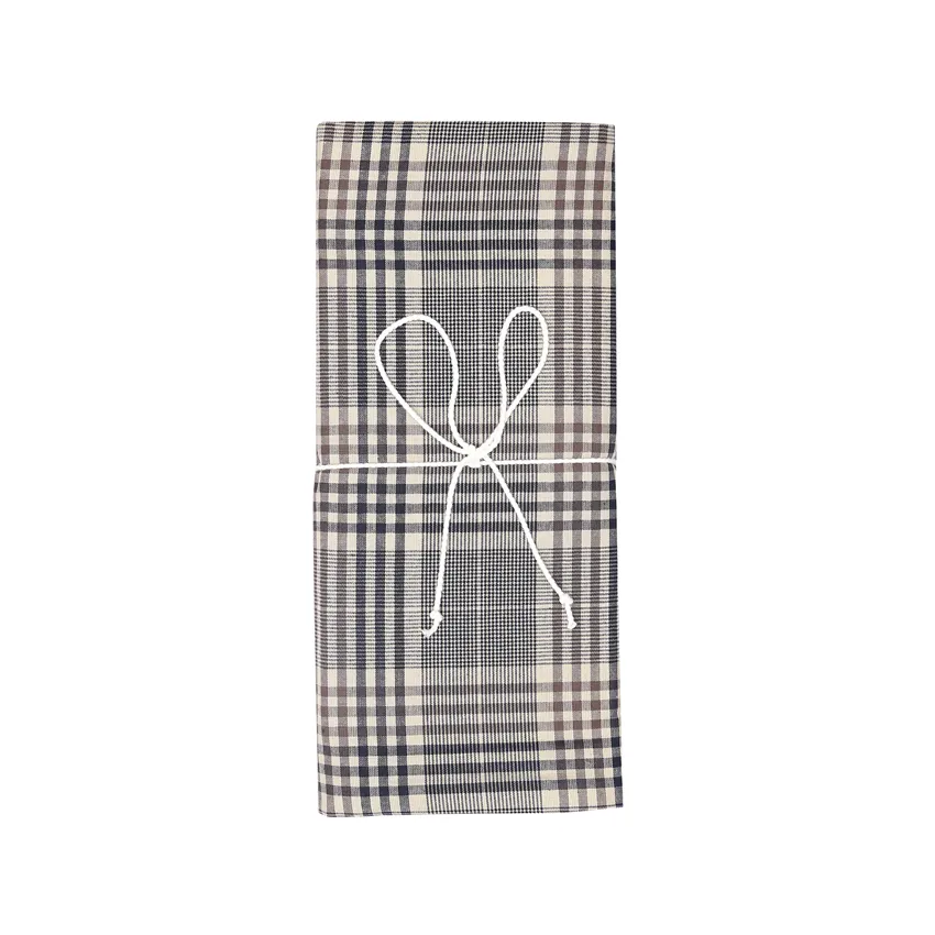 Set copripiumino 2 pezzi Harald, Lino/Marrone