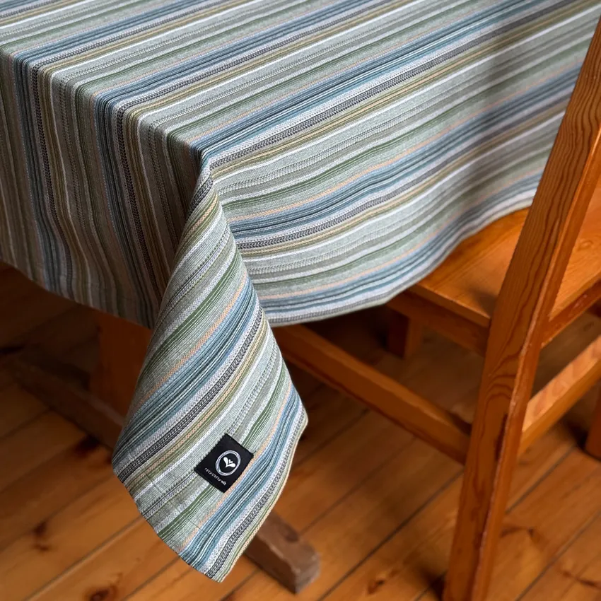 Tovaglia riciclata Goa, Verde