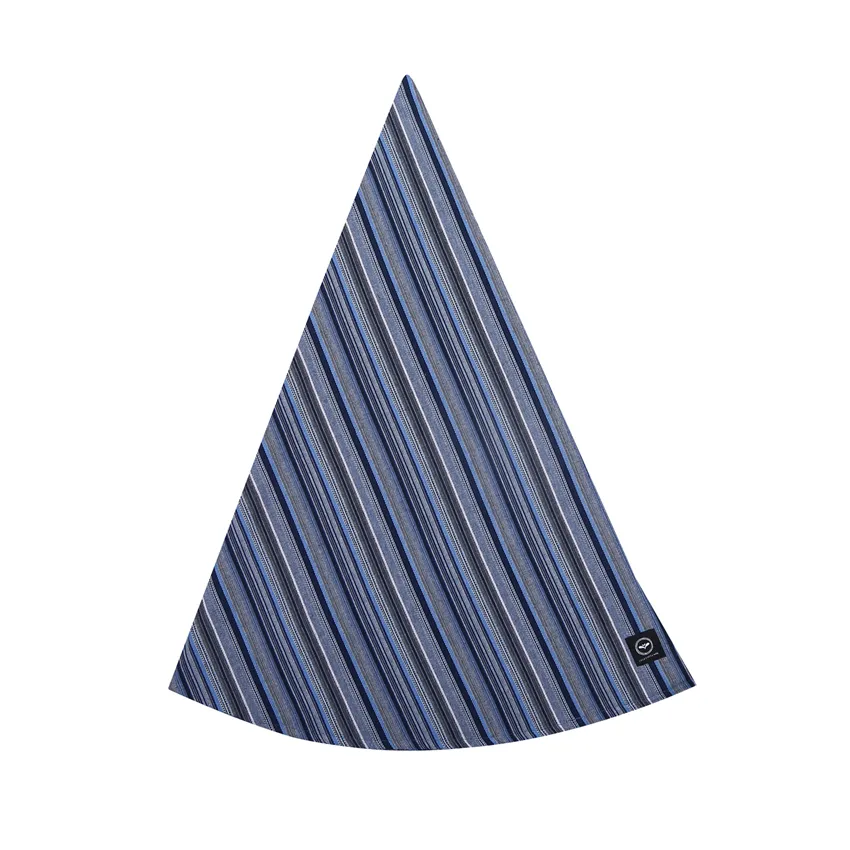 Tovaglia riciclata Goa, Rotondo, Blu navy