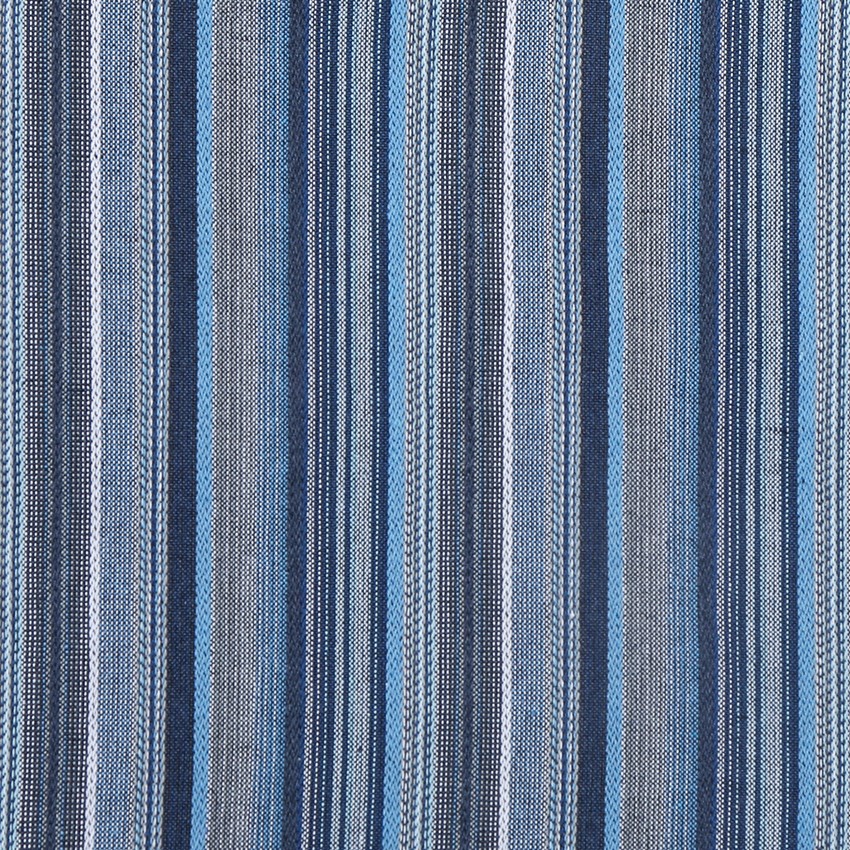 Riciclato Tessuto al metro Goa, Blu navy