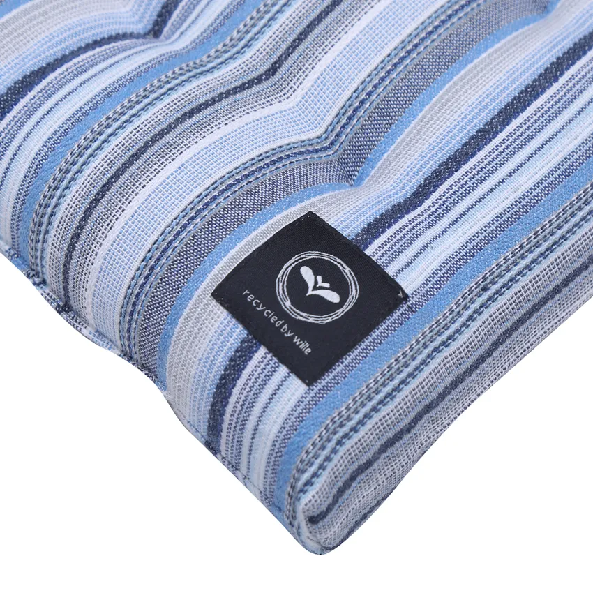 Cuscino per panca riciclato Goa, Blu