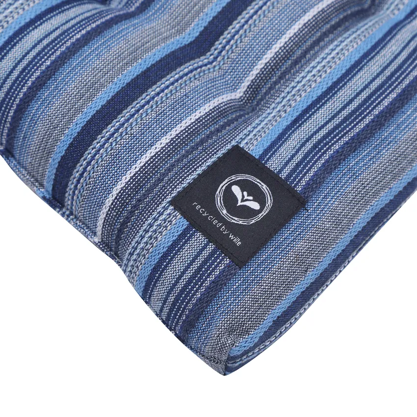 Cuscino per panca riciclato Goa, Blu navy