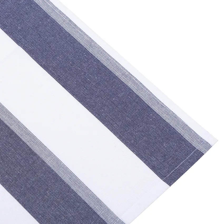 Tovaglia Lavabile Riciclata Moa, Blu navy/Bianco