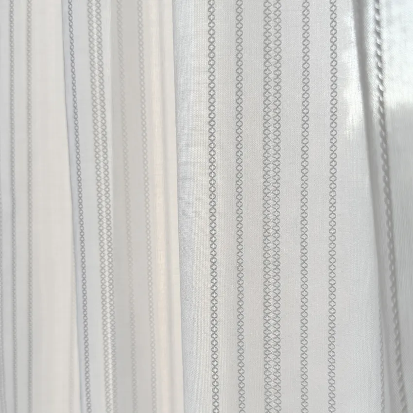 Tenda 2 pezzi Elsy, Bianco