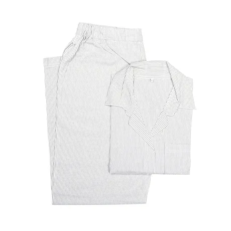 Pigiamaset 2 pezzi Runmarö, Lino/Bianco