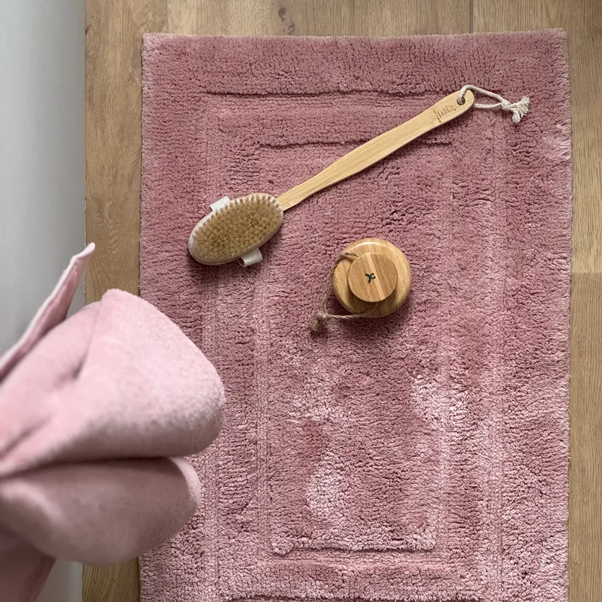 Tappeto da bagno Turin, Rosa