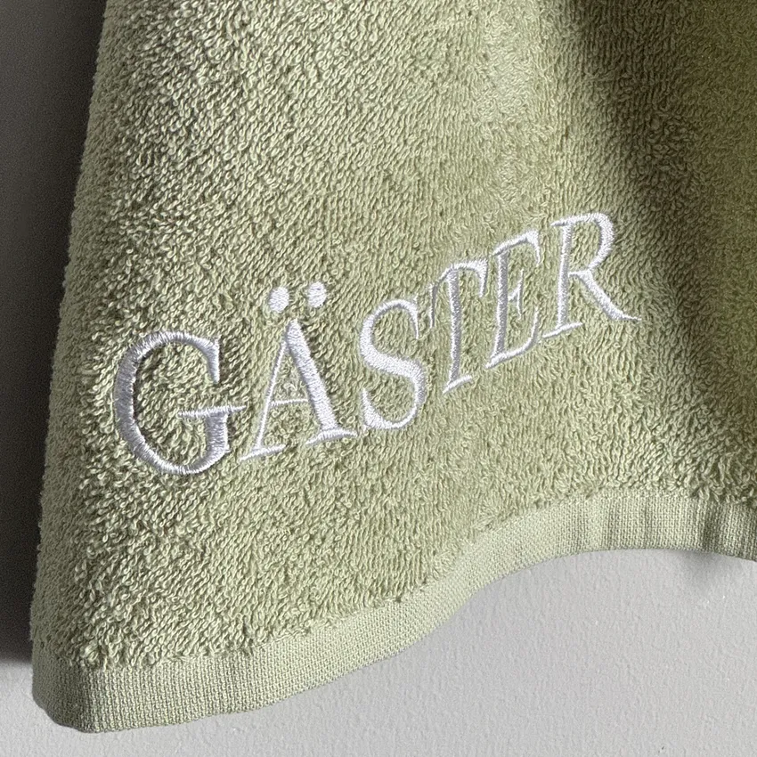 Asciugamano ospiti Gäster, Verde