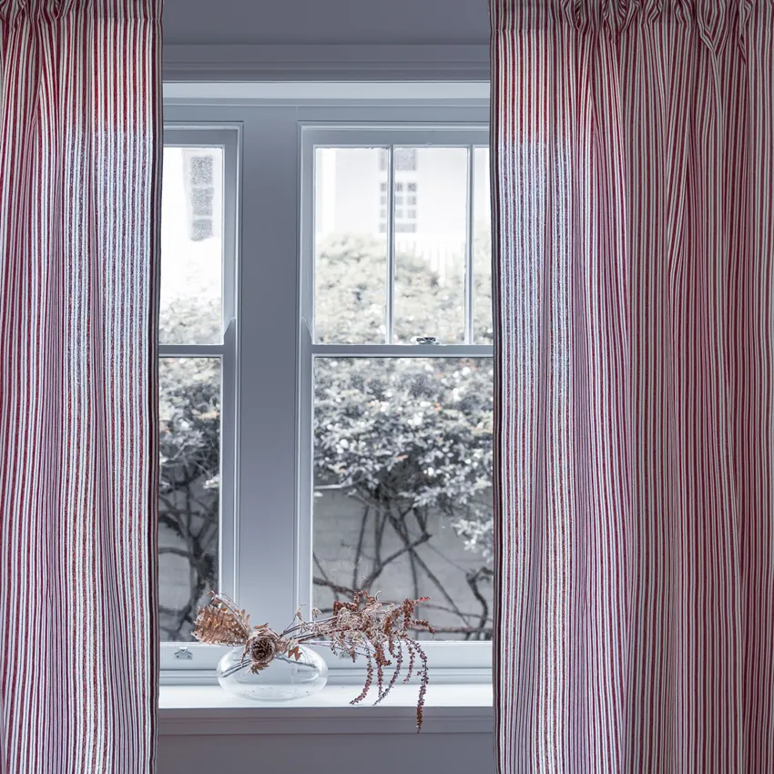 Telo tenda riciclato 2-pack Alf, Rosso scuro/Bianco