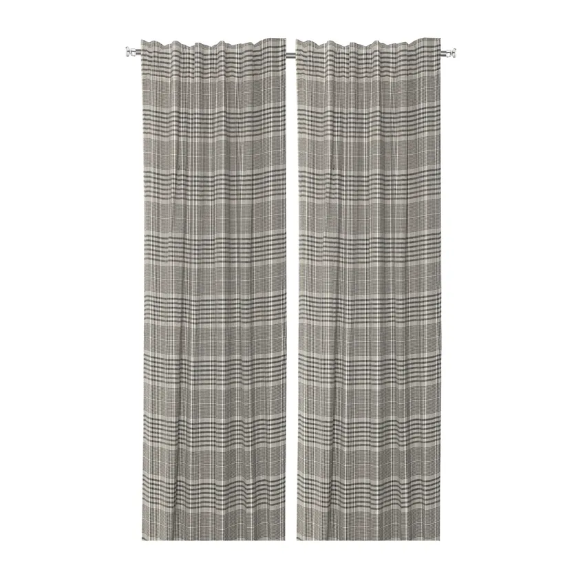 Telo tenda riciclato 2-pack Harald, Lino/Marrone