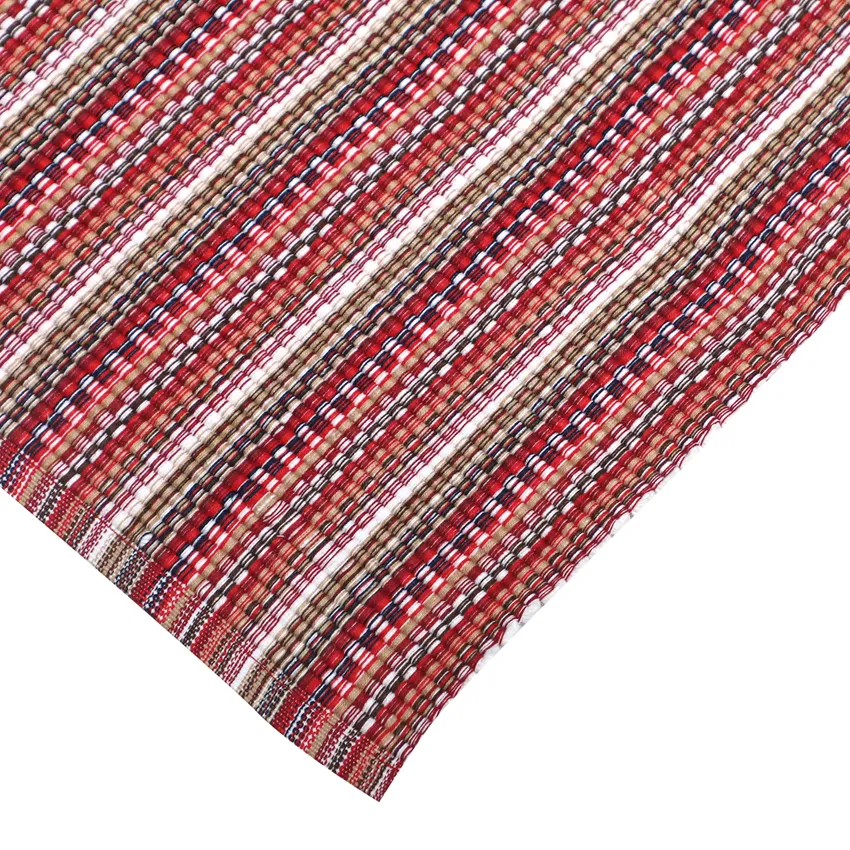 Tappeto rips riciclato Goa, Rosso scuro