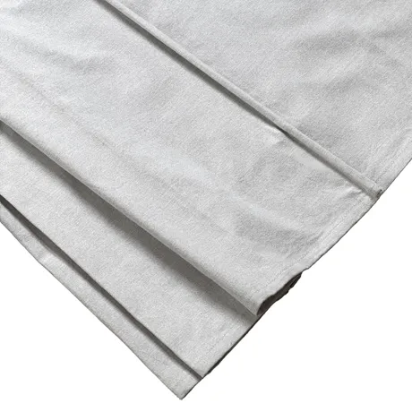 Tenda a pacchetto in tessuto riciclato Elin, Lino/Bianco