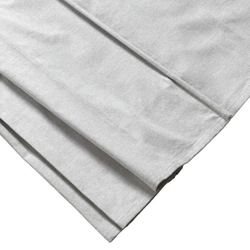 Tenda a pacchetto in tessuto riciclato Elin, Lino/Bianco