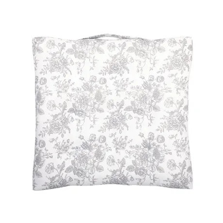 Cuscino per panca riciclato Juni, Bianco/Grigio chiaro