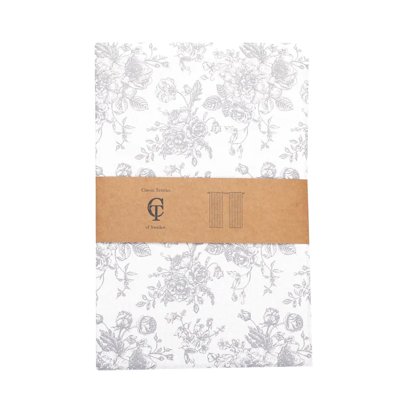 Telo tenda riciclato 2-pack Juni, Bianco/Grigio chiaro