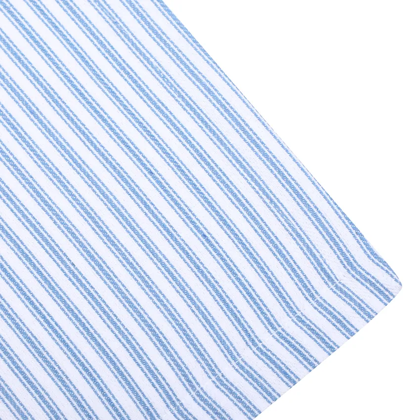 Tovagliolo riciclato 2 pezzi Lina, Azzurro/Bianco