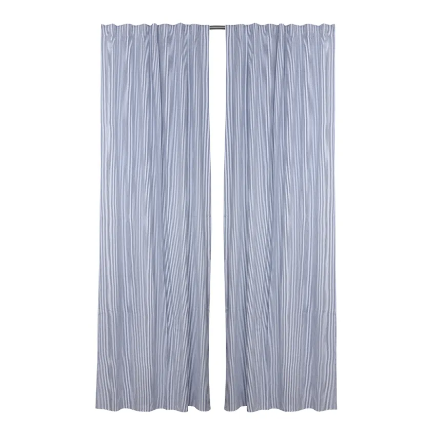 Telo tenda riciclato 2-pack Lina, Grigio-blu/Bianco