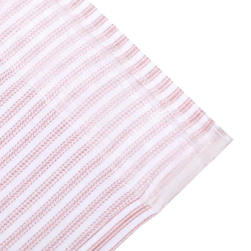 Telo tenda riciclato 2-pack Lina, Rosa chiaro/Bianco