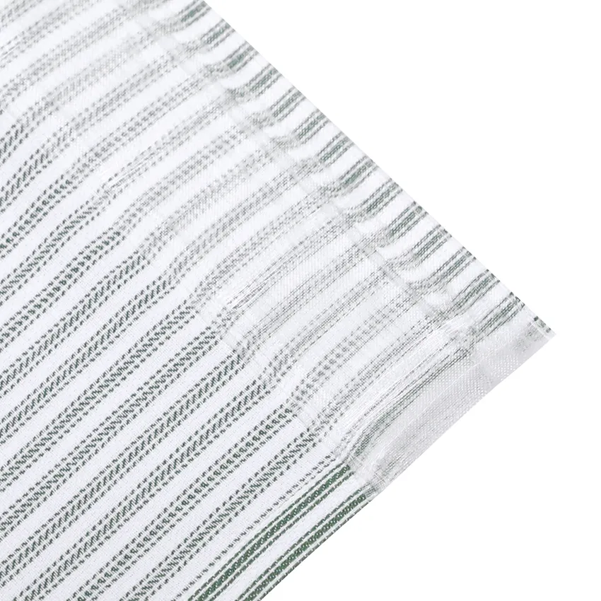 Telo tenda riciclato 2-pack Lina, Verde/Bianco