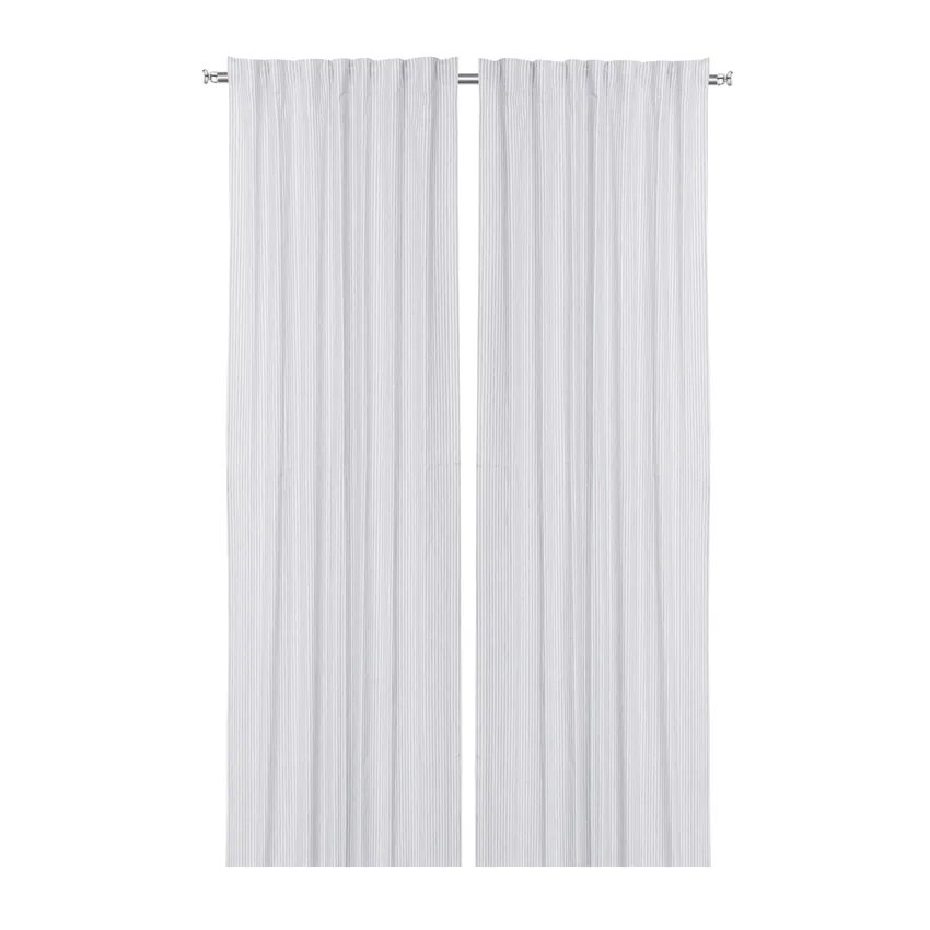 Telo tenda riciclato 2-pack Lina, Grigio chiaro/Bianco