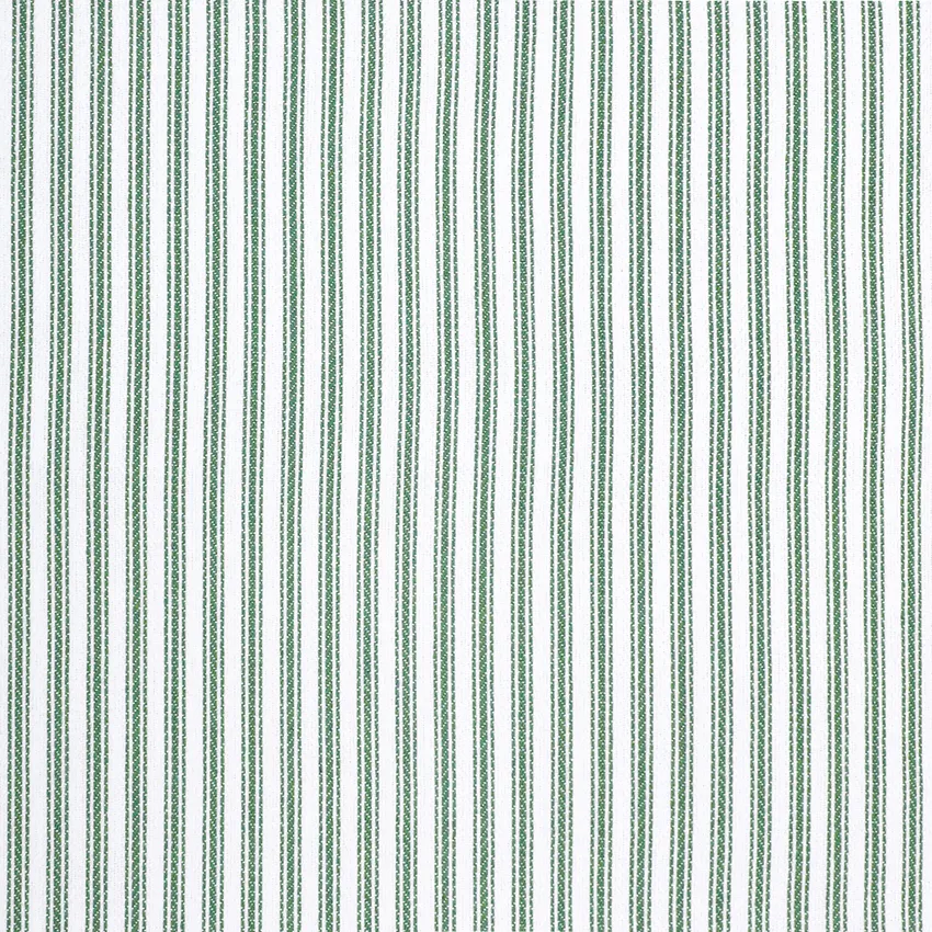 Riciclato Tessuto al metro Lina, Verde/Bianco