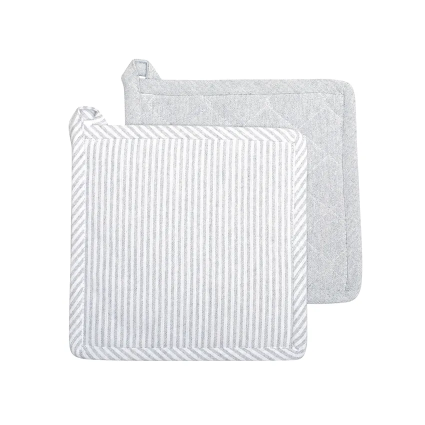 Presina riciclata 2-pack Bosse, Grigio chiaro/Bianco