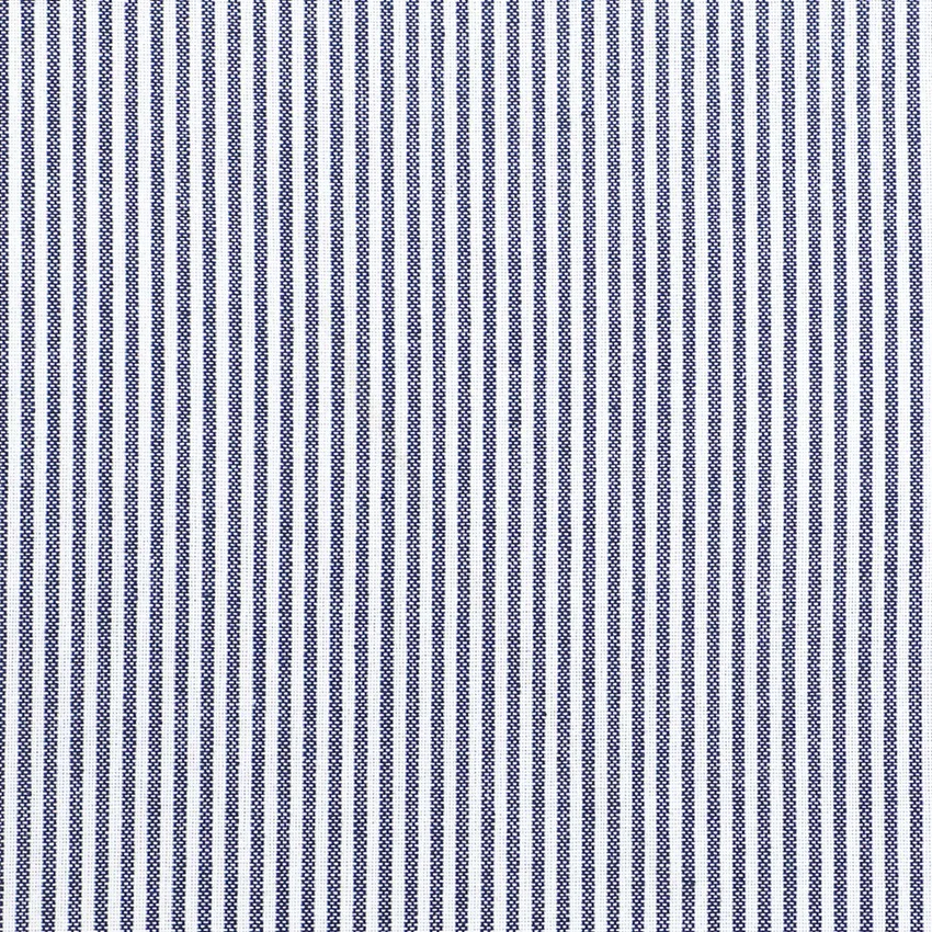 Tessuto lavabile riciclato Tessuto al metro Bosse, Blu navy/Bianco