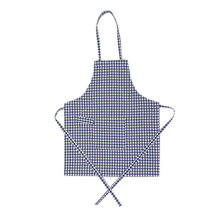 Grembiule per Bambini Riciclato Madicken, Blu navy/Bianco