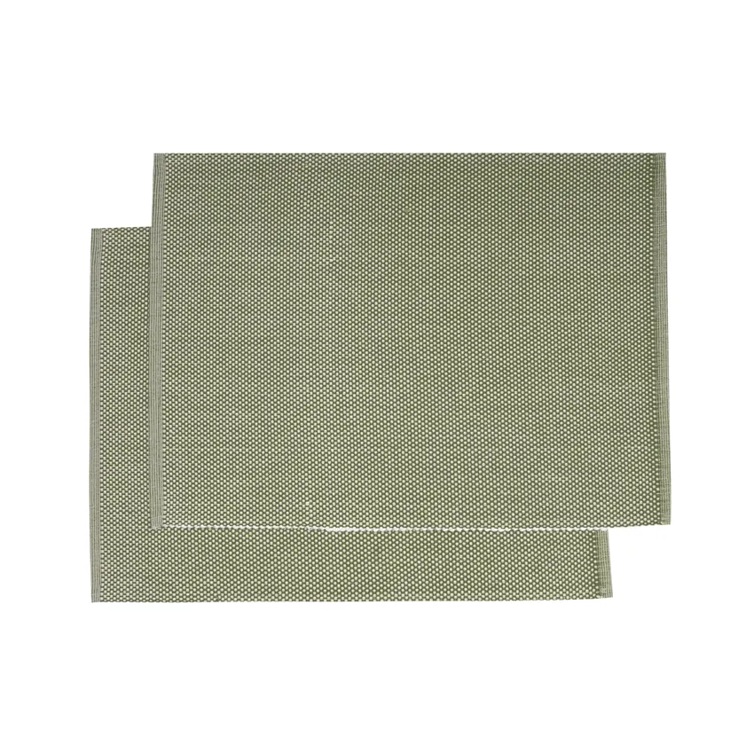 Tovaglietta riciclata 2-pack Kalle, Verde/Lino