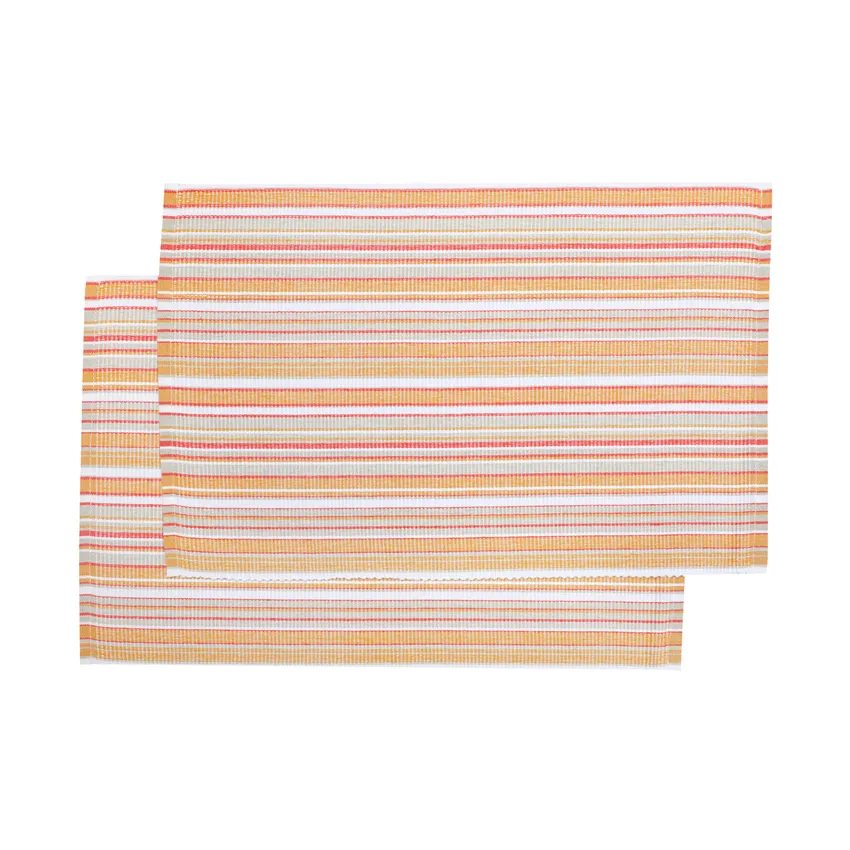 Tovaglietta riciclata 2-pack Jonas, Giallo/Lino