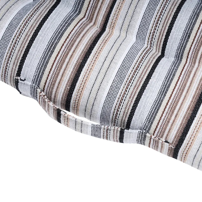 Cuscino per panca riciclato Goa, Grigio/Nero