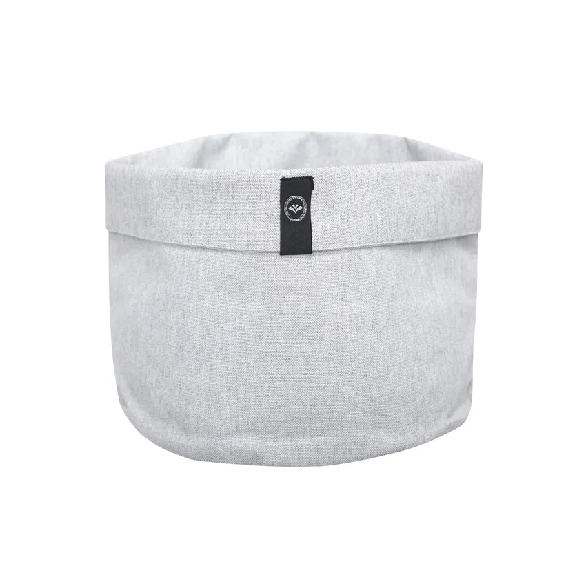 Cesta Riciclata Elin, Grigio chiaro/Bianco