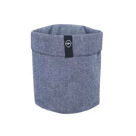 Cesta Riciclata Elin, Blu navy/Bianco