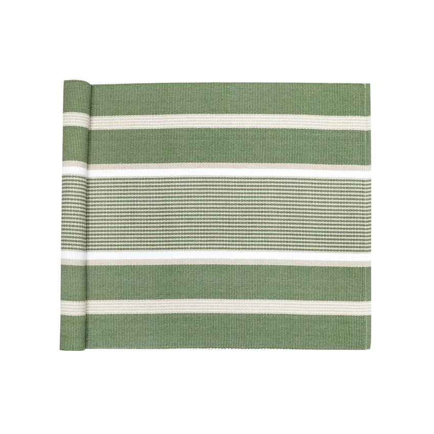 Riciclato Runner Greta, Verde/Lino