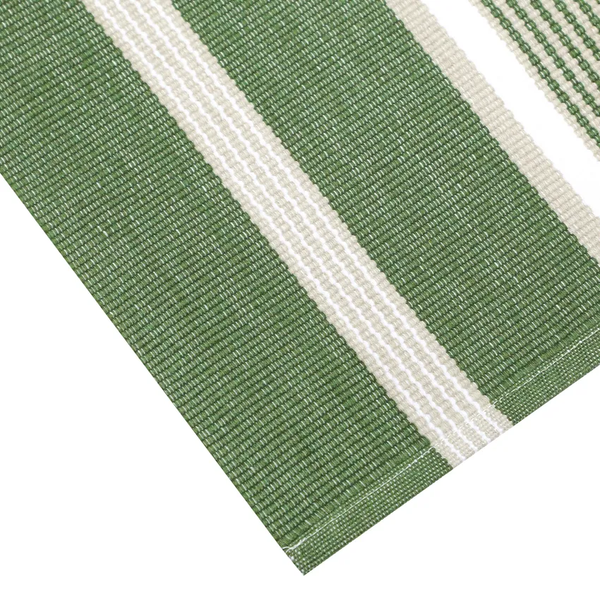 Riciclato Runner Greta, Verde/Lino