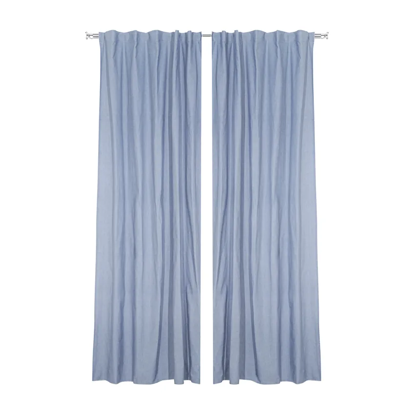 Telo tenda riciclato 2-pack Elin, Grigio-blu/Bianco