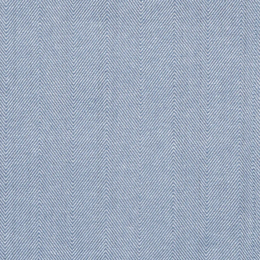 Riciclato Tessuto al metro Emil, Grigio-blu/Bianco