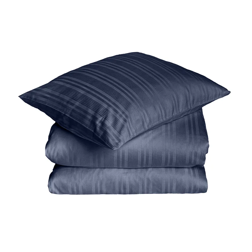 Satinset copripiumino 2 pezzi Teddy, Blu navy