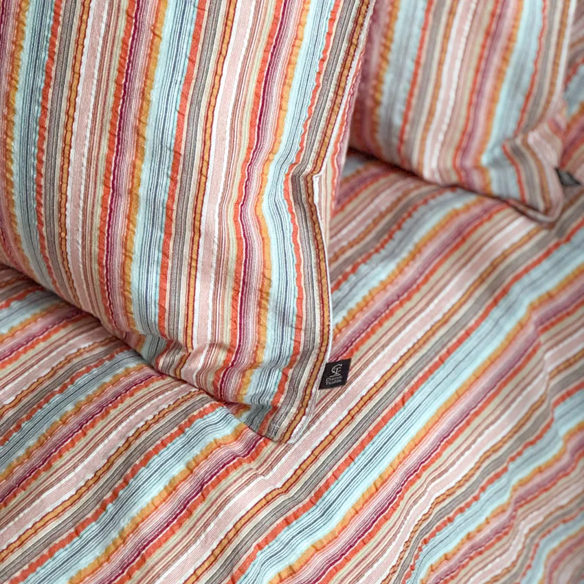 Set copripiumino 2 pezzi Bäckebölja Goa, Arancione