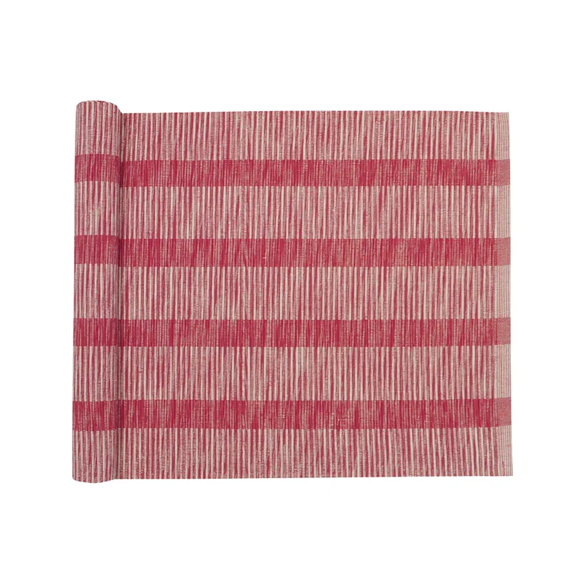 Riciclato Runner Minna, Rosso scuro/Lino