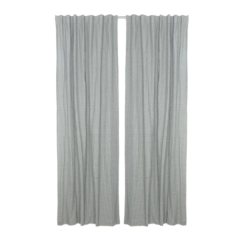 Telo tenda riciclato 2-pack Madicken, Verde oliva/Lino
